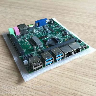 深圳标点工厂直供 i5-4300u双网口无风扇工控主板，打造静稳一体机核心